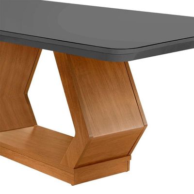 Mesa Sala De Jantar Lara 180cm Com Canto Copo