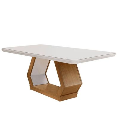 Mesa Sala De Jantar Lara 180cm Canto Copo
