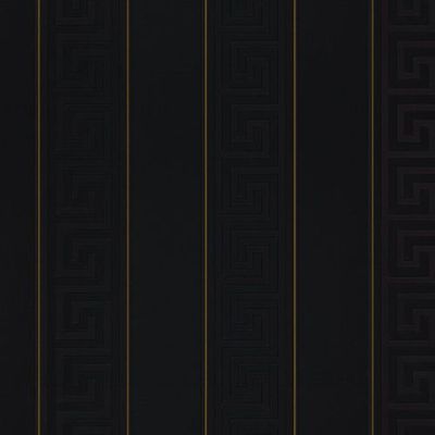 Papel de Parede Versace V Listrado Preto 935244