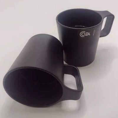 Kit 48 Canecas Escolares 250ml Preto Empilháveis Coza Refeit