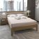 Cama de Casal 195x148,5x93cm MDP Amêndoa Tecnomobili CM8009 Quarto