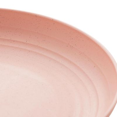 Conjunto 25 Bandejas de Bambu e Polipropileno 27cm Fundas para Servir Restaurantes Casa de Eventos