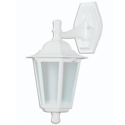 Arandela Branca Luminária Parede 37cm Lâmpada E27 Bivolt Dit