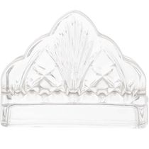 Jogo 10 Suporte para Papel de Mesa 12,5cm Cristal Dublin Lyor Porta Guardanapos
