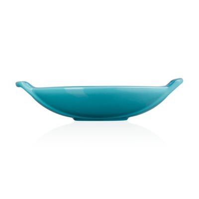 PRATO LE CREUSET REDONDO EM CERÂMICA 20CM WOK AZUL CARIBE 219170717020