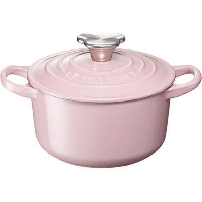 PANELA REDONDA LE CREUSET 14CM PEGADOR URSO CHIFFON PINK 21001144014464