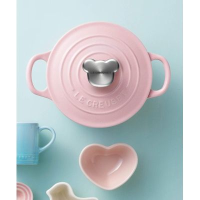 PANELA REDONDA LE CREUSET 14CM PEGADOR URSO CHIFFON PINK 21001144014464