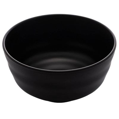 Bowl de Melamina Tóquio Lyor Preto 450ml Oriental Shimeji Yakisoba Pote Redondo
