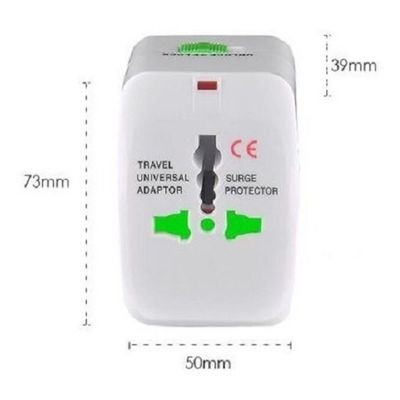Adaptador Elétrico Tomada Universal Eua Europa Japão Etc...