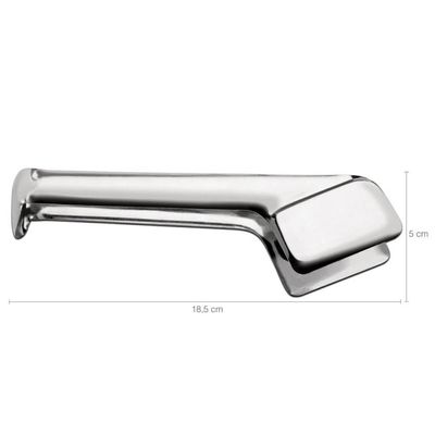 Kit 5 Pegadores 18cm para Servir Inox Multiuso Macarrão Massa Carne Salada Taumer