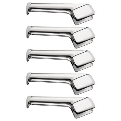 Kit 5 Pegadores 18cm para Servir Inox Multiuso Macarrão Massa Carne Salada Taumer