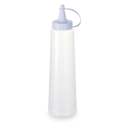 Bisnaga Plástica Grande 400ml para Molhos Maionese Plasvale Bar Lanchonete Restaurante