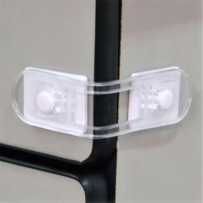 2 Travas Para Gaveta e Porta de Móveis Flexíveis Bebê Prendedor Armário Segurança
