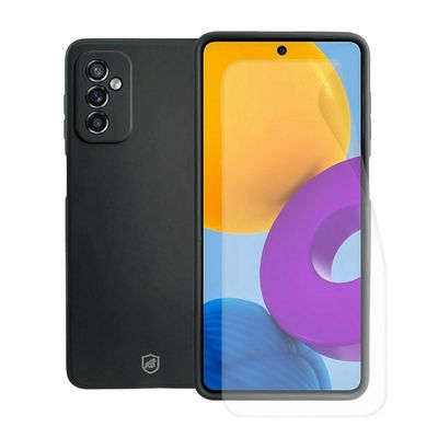 Kit Capa Silicon Veloz e Película Hydrogel HD para Samsung Galaxy M52 - Gshield