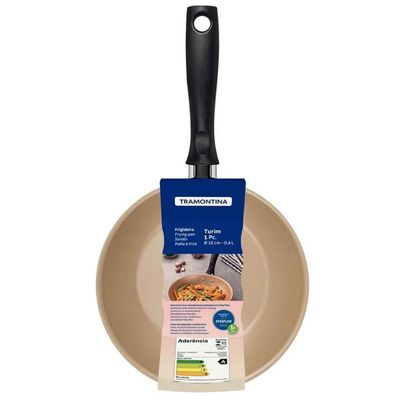 Frigideira Tramontina 16cm Turim Alumínio Vermelho Revestimento Antiaderente Starflon Max 0,4L