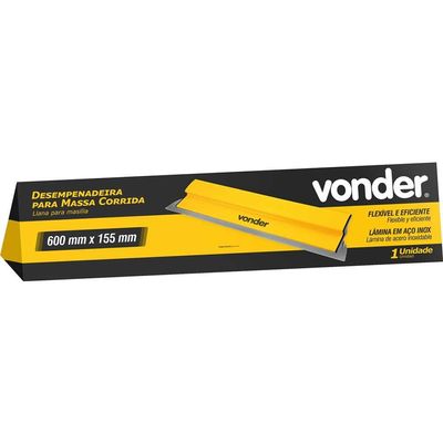 Desempenadeira para massa corrida 60 cm VONDER