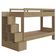 Beliche Infantil com Escada, Nichos e Gavetas Aveiro OAK