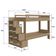 Beliche Infantil com Escada, Nichos e Gavetas Aveiro OAK