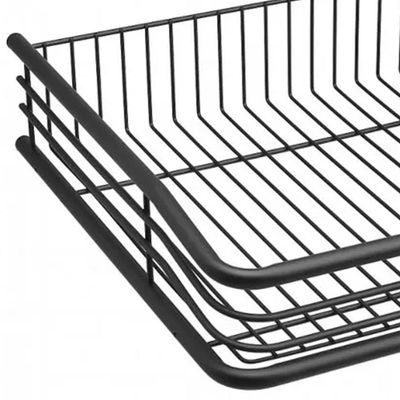 Gaveta Aramada 57x47x13cm Preta Deslizante Fruteira Inox Masutti Copat Cozinha