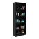 Estante Multiuso com 5 Prateleiras ME4141 Preto/Preto Tecnomobili