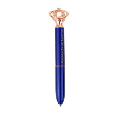Caneta Roller Nossa Senhora Aparecida Azul Com Coroa