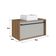 Gabinete Suspenso 80cm Mel Arenas Toalheiro Cuba Espelheira Conjunto para Banheiro CJ8040.10MA