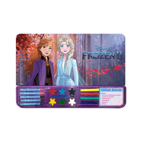 Livro Infantil Colorir Dcl Disney Giga Books Frozen 2 Livro Infantil Colorir Dcl Disney Giga Books Frozen 2