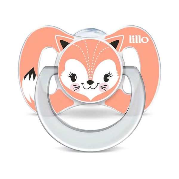 Chupeta Lillo Funny Animais Silicone Anatômica Raposa Tamanho 1 Chupeta Lillo Funny Animais Silicone Anatômica Raposa Tamanho 1