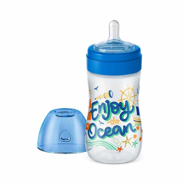 Mamadeira Lillo Sp Evolution Divertida Silicone Menino 300ml
