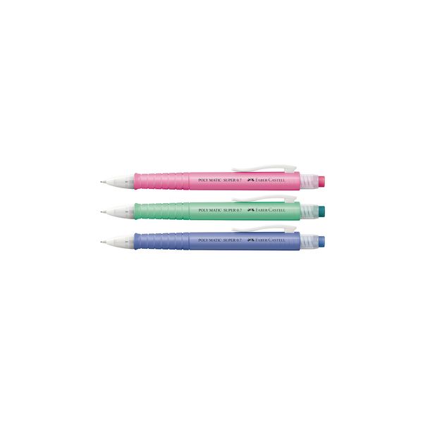 Lapiseira Faber-Castell Poly Matic Super 0.5mm com Mina Refil 0.5mm - Item Sortido