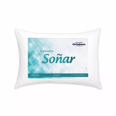Travesseiro Antialérgico Ortobom Sonar 50x70 Branco