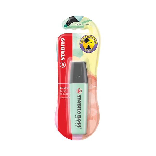 Marcador de Texto Stabilo Boss Pastel Verde Marcador de Texto Stabilo Boss Pastel Verde