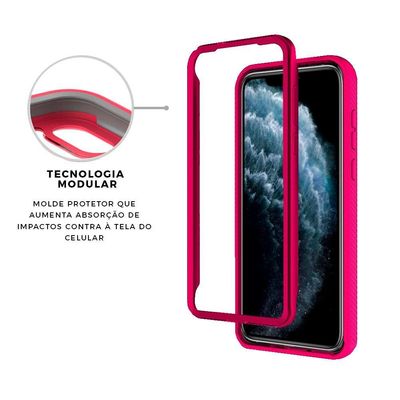 Capa Stronger Rosa Para iPhone 11 Pro - Gshield