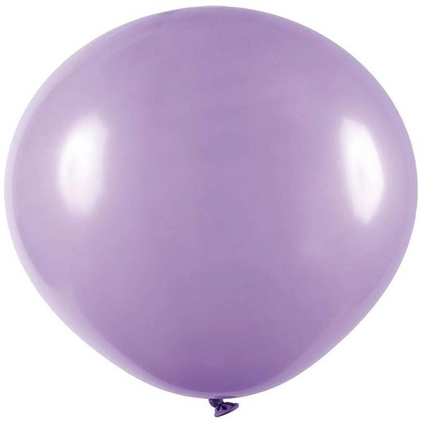 Balão de Festa Redondo Art Latex Buffet Nº 7 com 50 Unidades Lilás