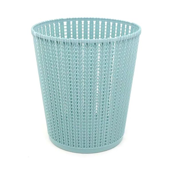 Cesto para Papel Le Plástico Vazado 8l Liso Azul