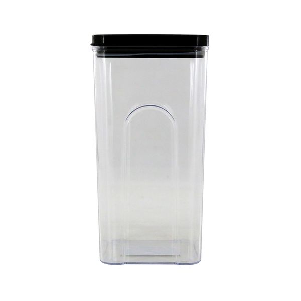 Pote Hermético Acrílico Le Retangular Incolor 1,5L Pote Hermético Acrílico Le Retangular Incolor 1,5L