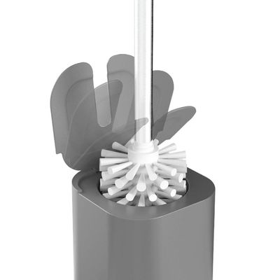 Suporte Escova Sanitária com Tampa para Banheiro Lavabo Polipropileno Dual OU Chumbo