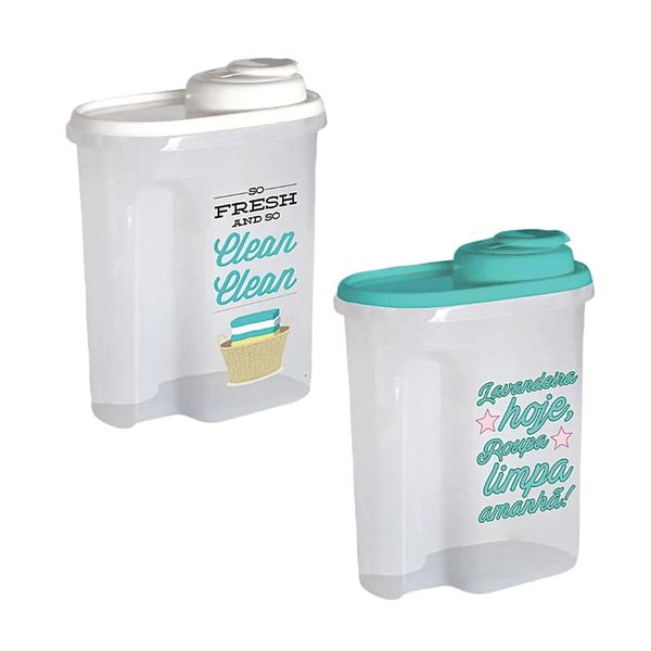 Porta-Sabão Cazza Xplast 2L - Item Sortido Porta-Sabão Cazza Xplast 2L - Item Sortido