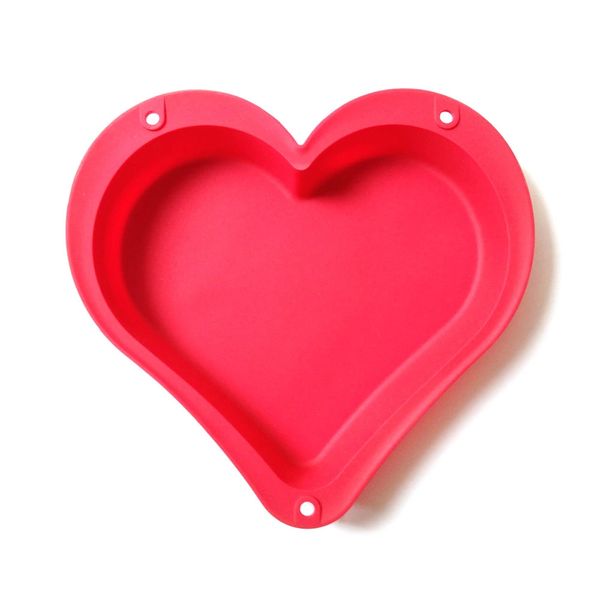 Forma de Bolo Le Love em Silicone de Coração 26cm