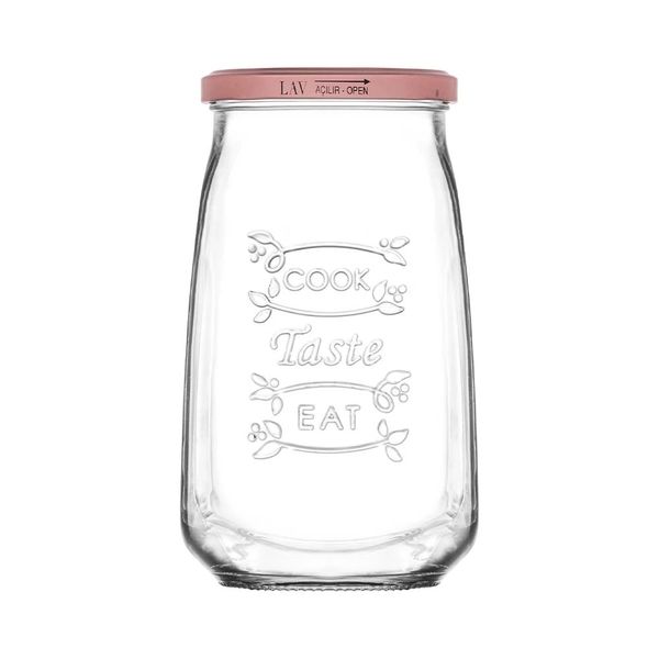 Pote de Vidro Le Tasty Incolor 1L