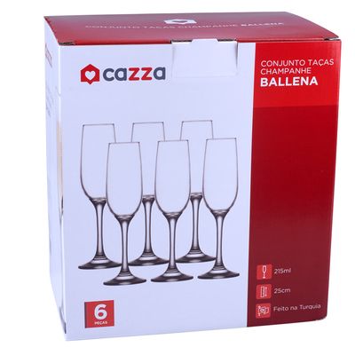 Cj 6Tacas Champ 215ml Ballena CV244250 C