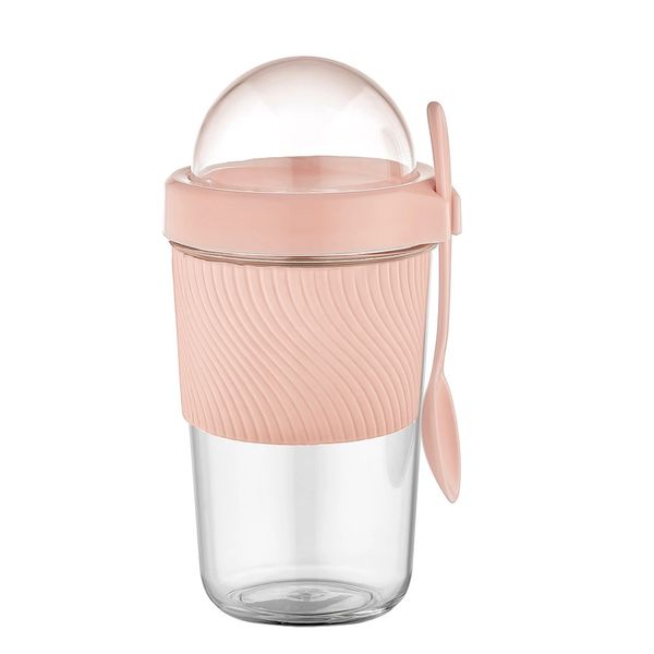 Copo Le Tritan Cereais em Plástico Rosa 600ml