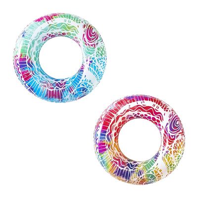 Boia Circular Summer Swirl 91cm com Alça Bestway - Item Sortido
