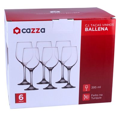 Cj 6 Tacas Vinho 395ml Ballena CV244252