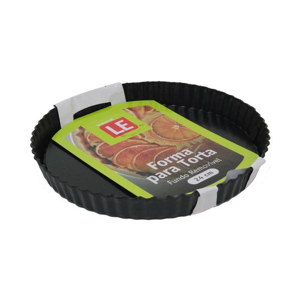Forma com Fundo Removível Le Redonda Antiaderente para Torta 24cm Forma com Fundo Removível Le Redonda Antiaderente para Torta 24cm