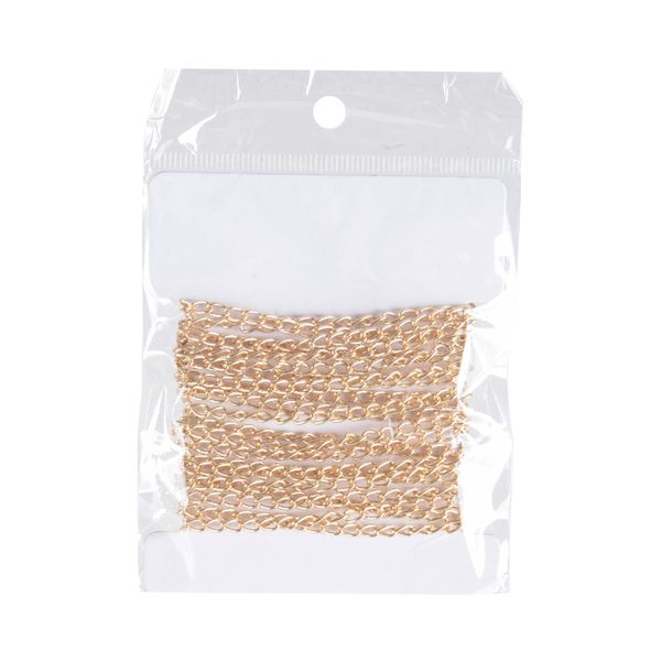 Corrente de Alumínio Nº6 1mm com 03 Metros Ouro Corrente de Alumínio Nº6 1mm com 03 Metros Ouro