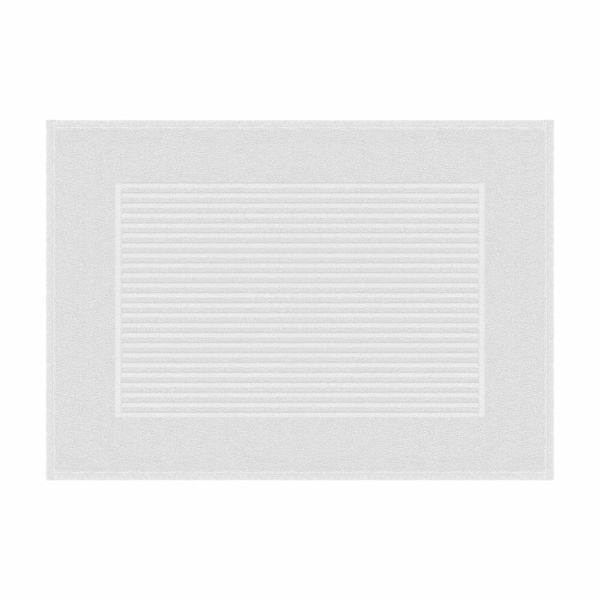 Toalha de Piso Atlântica Basic Antiderrapante 100% Algodão 70x50cm Off White