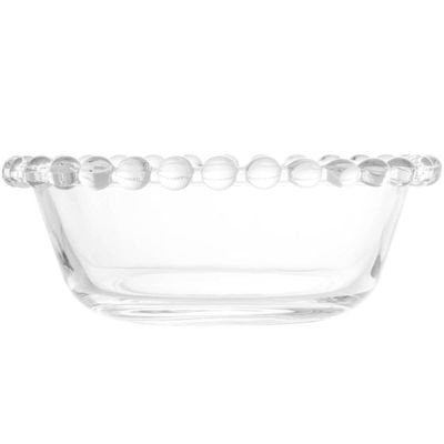 Bowl de Vidro Cristal 180ml Pearl Tigela Transparente Servir Sobremesas Petiscos Wolff