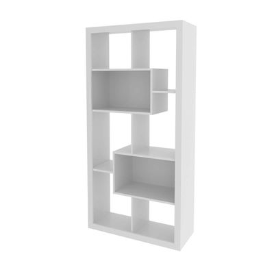 Estante Organizadora com Nichos E1712 Branco Tecnomobili