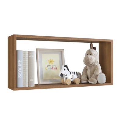 Nicho Infantil Organizador Multiuso Grande Retangular Mel MDP Brinquedos Decoração